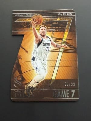 2024-25 Panini Silhouette Game 7 #1 Luka Doncic #/99 Dallas Mavericks SP JA
